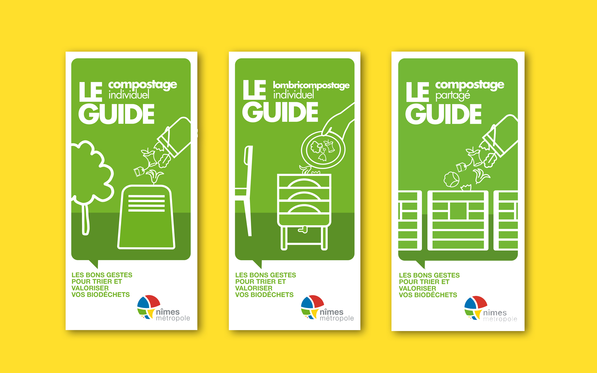 Guides créés pour le compostage et lombricompostage partagé